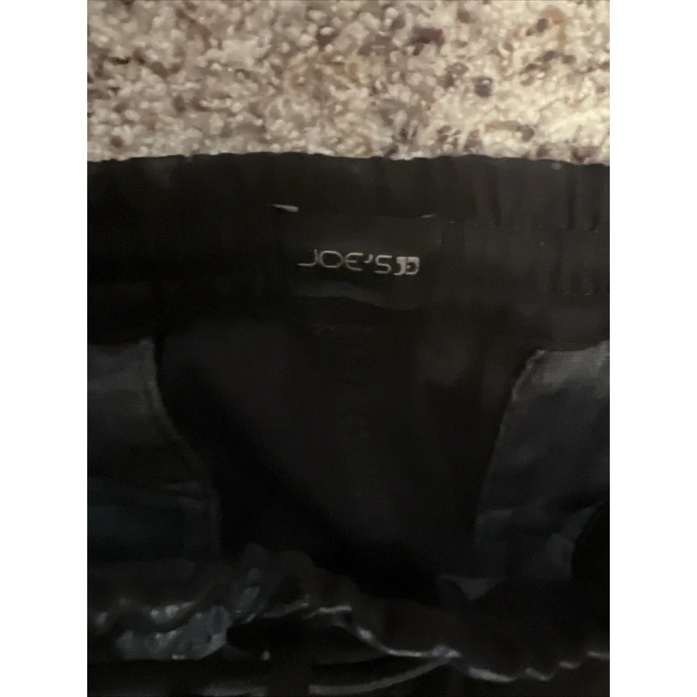 Joe's Jeans Coated  Mens M Kinetic Cargo Jogger Pants Coated Black Sz 30